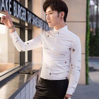 Bee Silm-fit Long Sleeve Shirt