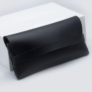 Faux Leather Eyeglasses Case Black - One Size