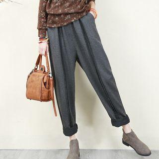 Paneled Tapered Pants