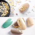 Beaded Metallic Leaves Nail Art Decoration Yh85-01 - One Size