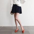 Inset Shorts Lace Mini Flare Skirt