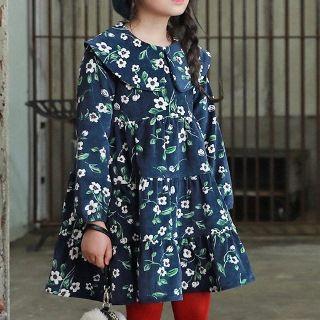 Couple Matching Long-sleeve Floral Dress