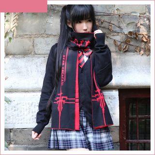 Flaming Fire Force Printed Scarf