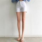 Banded High-waist Shorts