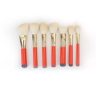 Makeup Brush With Orange Handle