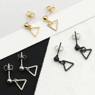 Triangle Drop Ear Stud