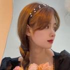 Faux Pearl Lace Headpiece