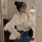 Ruffle Flared-sleeve Blouse