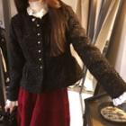 Tweed Jacket / Midi A-line Tiered Skirt