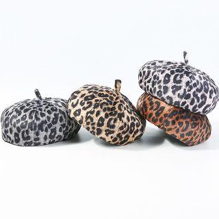 Family Matching Leopard Print Beret