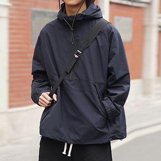 Half-zip Utility Hoodie
