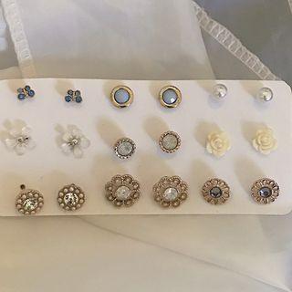 Set: Retro Earring (assorted Designs) C31a - Set - Earrings - 1 Pair - One Size