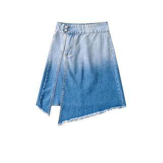 Denim Gradient Skirt
