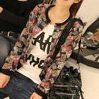 Comic Printed Buttoned Jacket