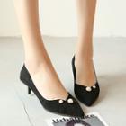 Pointy-toe Jewellry High-heel Pumps