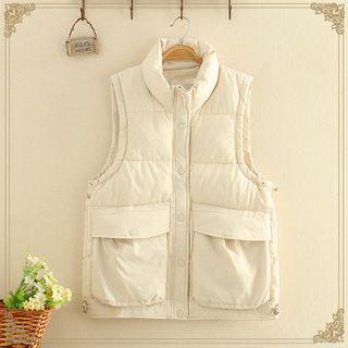 Plain Dual Pocket Padded Vest
