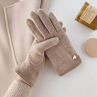 Heart Wool Gloves