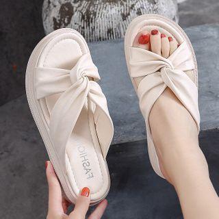 Twisted Platform Sandals