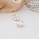 Faux Pearl Earring 1 Pair - E2871 - As Shown In Figure - One Size