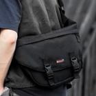Buckled Flap Crossbody Bag Black - One Size