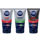 Nivea - Men Oil Clear Foam 100ml - 3 Types