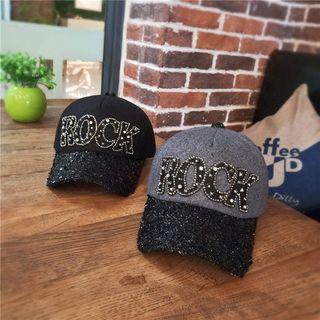Embellished Lettering Cap