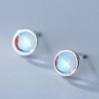 Glass Bead Sterling Silver Earring 1 Pair - S925 Silver - Earrings - Silver - One Size