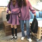 Drop Shoulder Hoodie / Ruffle Hem Hoodie Dress