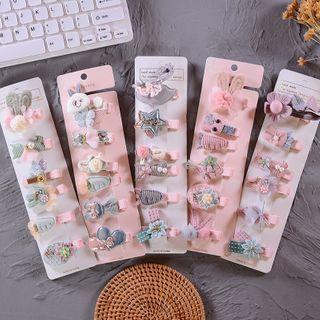 Cartoon Hair Clip Set D1055 - 2 - One Size