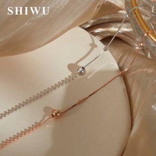 Asymmetric 925 Sterling Silver Choker
