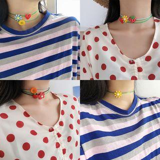 Acrylic Pendant Choker (various Designs)