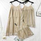 Heart-print Top / Mini Dress / Midi Dress