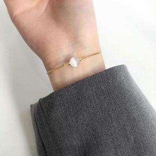 925 Sterling Silver Cat Eye Stone Bracelet As Shown In Figure - One Size