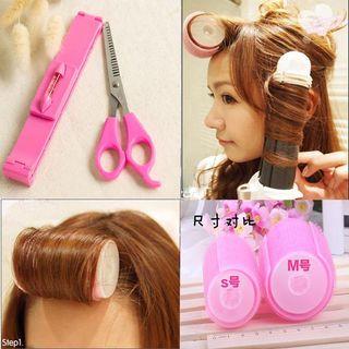 Hair Rollers / Hair Cutting Scissors