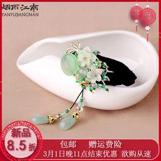 Flower Fringed Hair Tie As Shown In Figure - One Size