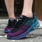 Contrast Lining Lace-up Sneakers