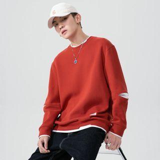 Layered Cutout Sweatshirt