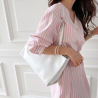 Pleather Tote Bag