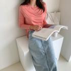 Long-sleeve Pastel T-shirt
