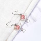 Bead Square & Triangle Dangle Earring 1 Pair - As Shown In Figure - One Size
