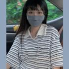 Polo-neck Striped T-shirt Stripe - Blue - One Size