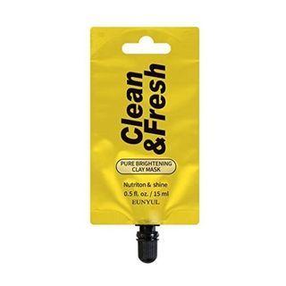 Eunyul - Clean & Fresh Clay Mask Pouch Pack - 5 Types #02 Pure Brightening