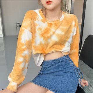Tie-waist Cropped Hoodie / Pullover