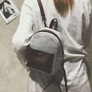 Two-tone Mini Backpack