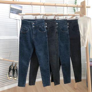 High-waist Stretch Cropped Pants