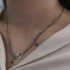 Star Pendant Stainless Steel Necklace Silver - One Size