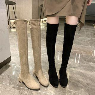 Low-heel Knee High Boots