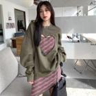 Spaghetti Strap Dress / Cutout Hoodie