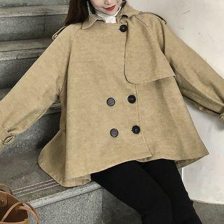 Double-breasted Jacket Khaki - One Size