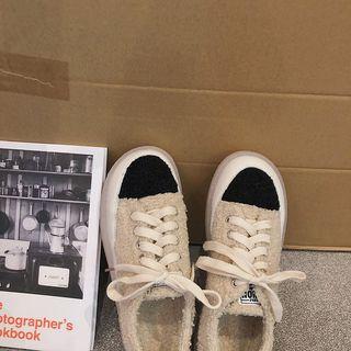 Cap-toe Fleece Sneakers